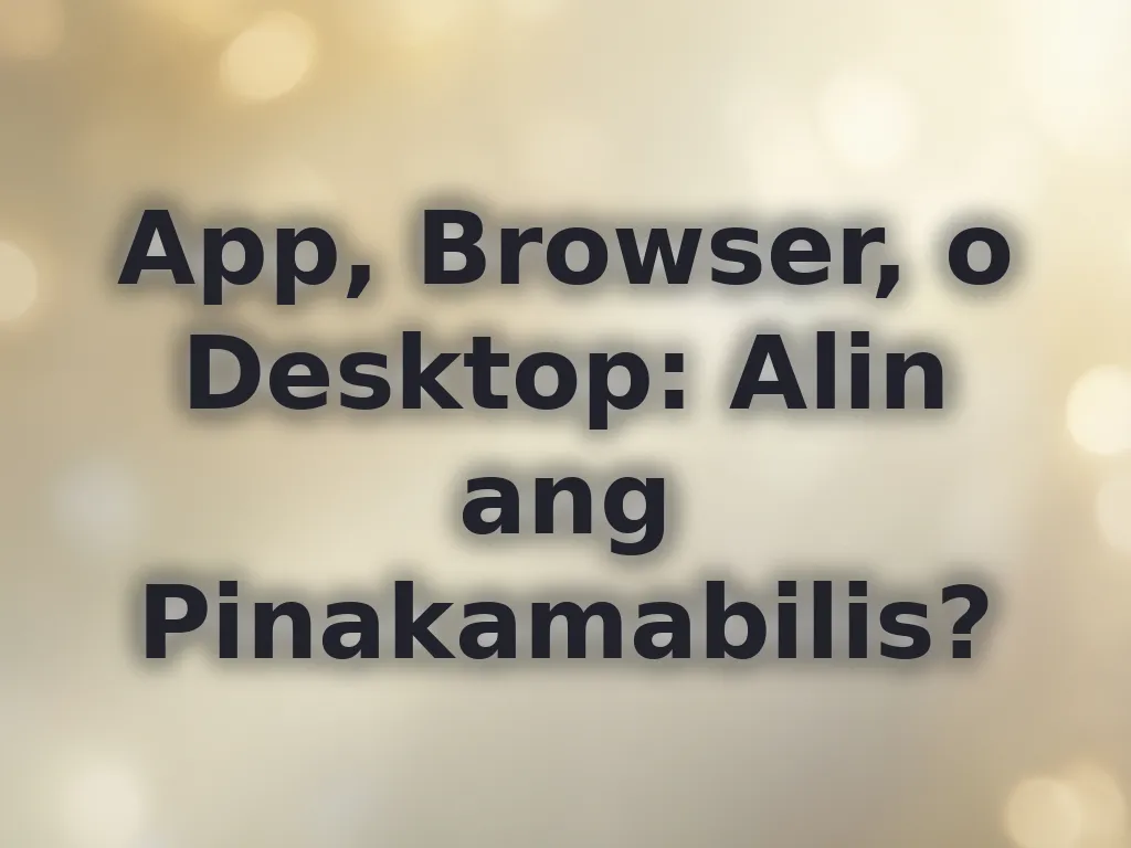 Performance ng App vs Browser